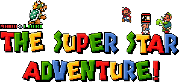Mario & Luigi's The Super Star Adventure ) - Cartoon (594x272)