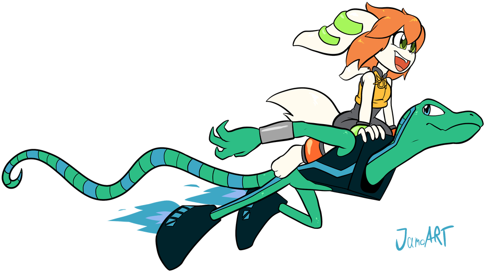 Razor And Milla By Jamoart - Illustration (1024x578)