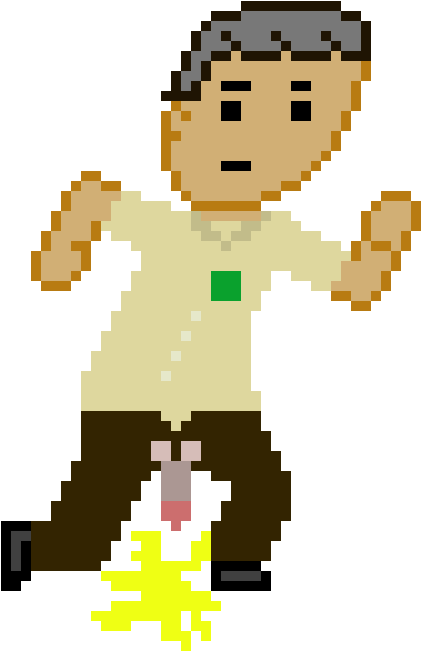 Troll - Pixel Art Planet Png (470x710)