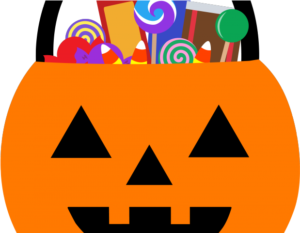 Trick Or Treat Clipart Pumpkin - Halloween Pumpkin Candy Transparent (640x480)