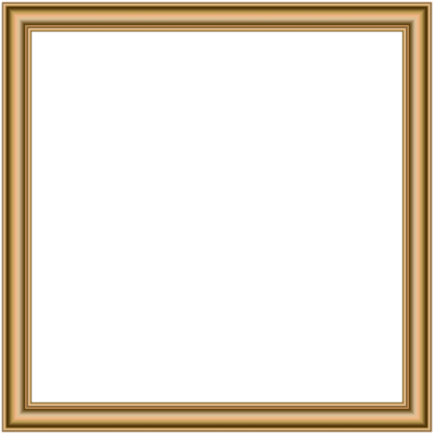 Free Png Download Gold Border Frame Clipart Png Photo - Gold Rectangular Frame (480x480)