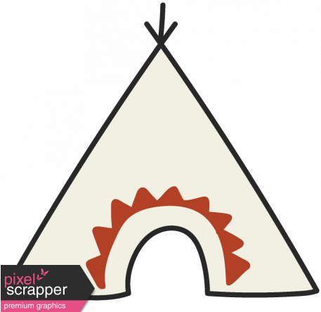 Bohemian Teepee Illustration Graphic By Pixel Scrapper - Teepee Graphic (456x456)