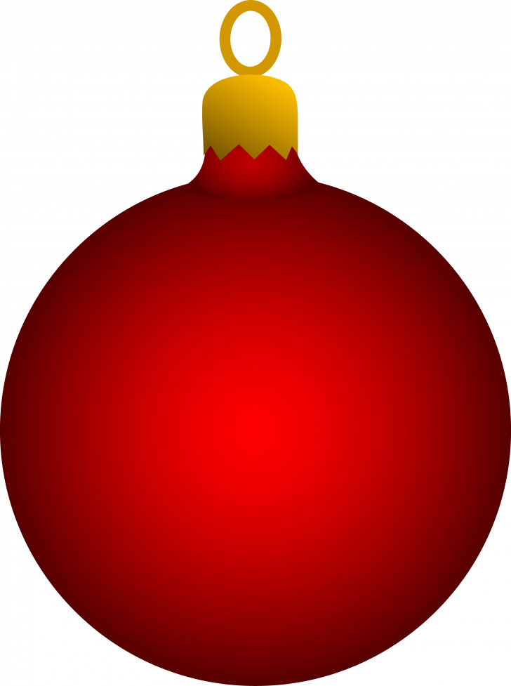 Medium Size Of Christmas Tree - Red Christmas Ornaments Clipart (728x977)