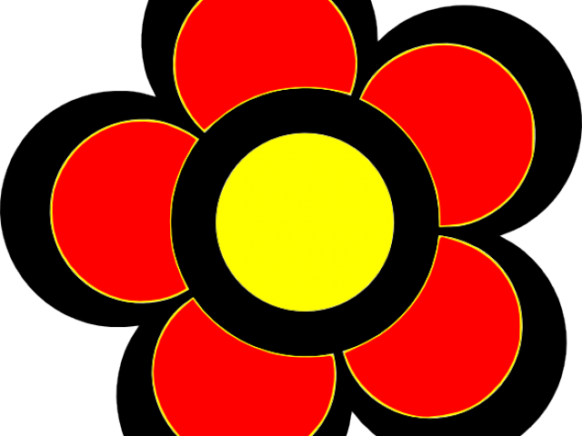 Flowers Color Clipart Small Flower - Flower Clipart Red Yellow (640x480)