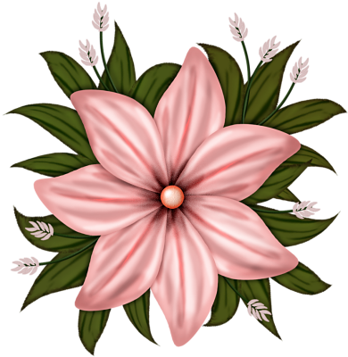 Flower Clipart, Small Flowers, Views Album, Scrapbooking - Beautiful Flowers (390x400)