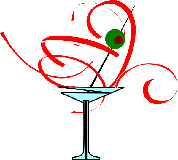 Clip Art Cocktail Party (600x540)