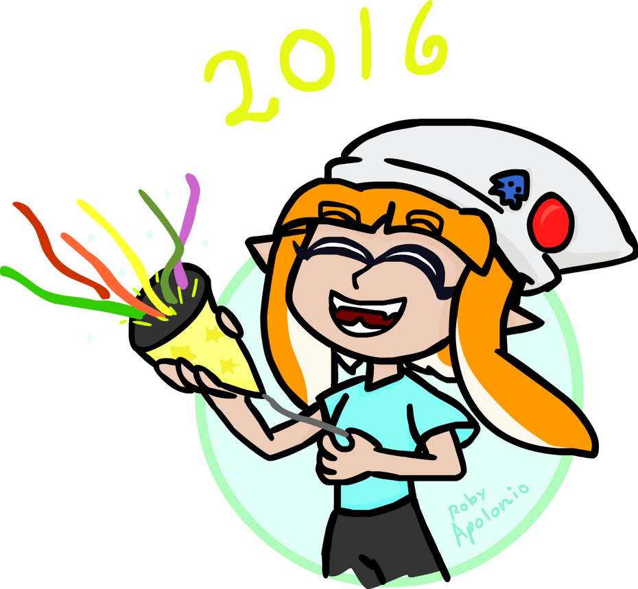 Inkling Happy New Year 2016 By Robyapolonio - Inkling Happy New Year 2016 By Robyapolonio (930x859)