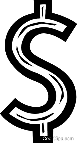 Dollar Sign Royalty Free Vector Clip Art Illustration - Dollar Sign Royalty Free Vector Clip Art Illustration (258x480)
