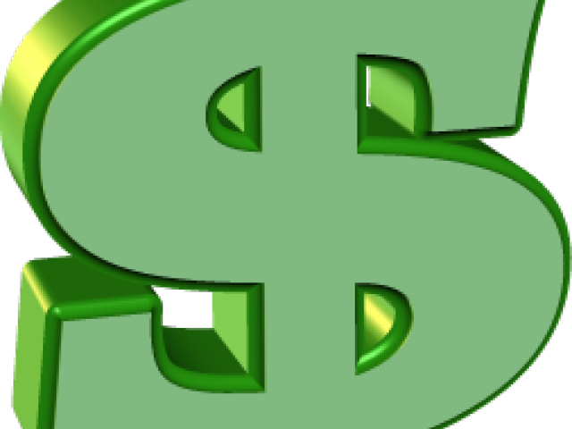 Dollar Clipart Clip Art - 1 Dollar Sign Png (640x480)