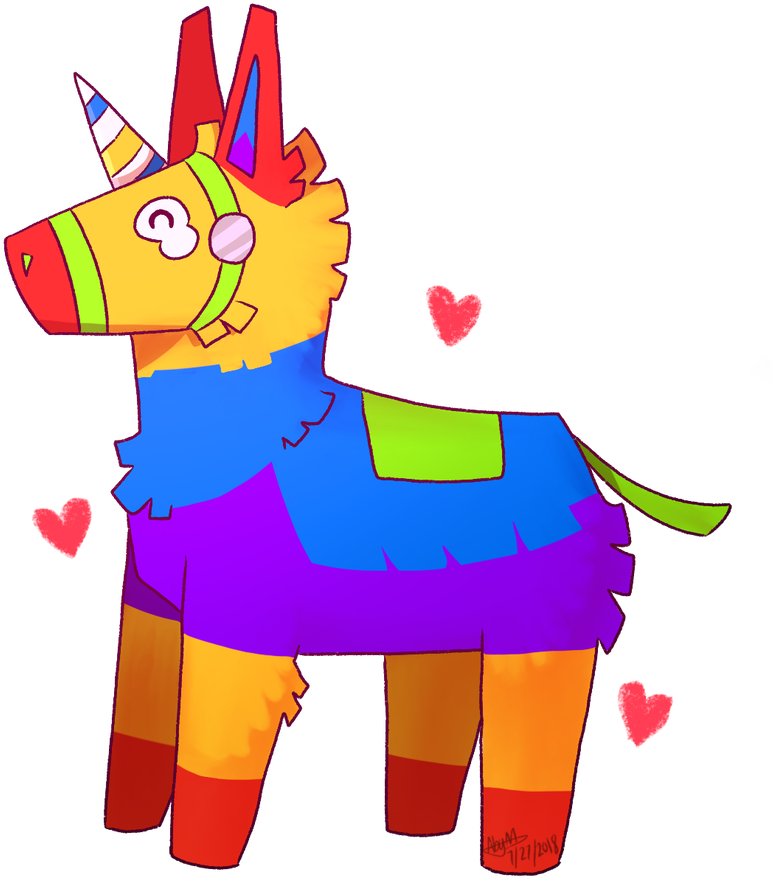 Pinata Suertudo By Dragoninkmarkers - Cartoon (832x961)