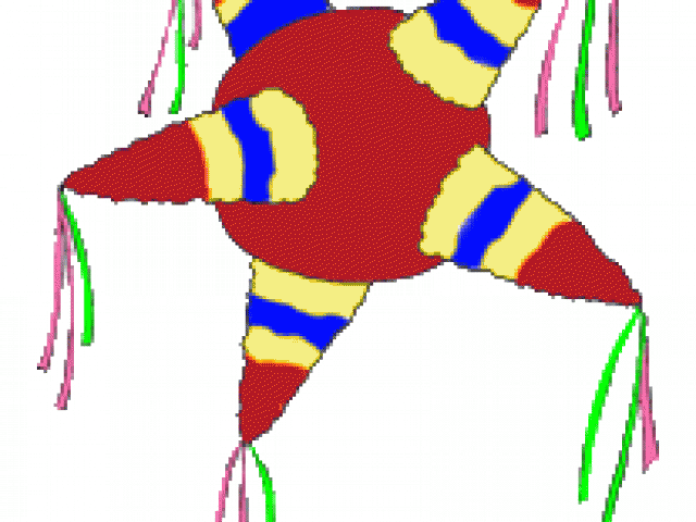 Scarf Clipart Traditional Mexican - Pinata Clip Art (640x480)