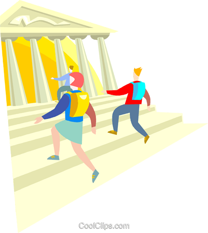 University Education Royalty Free Vector Clip Art Illustration - Illustration (429x480)