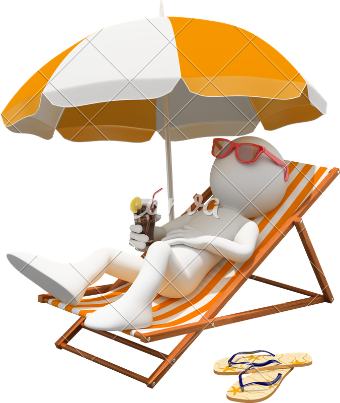 D White On A Lounger Photos - Sygdom På Ferie (676x800)