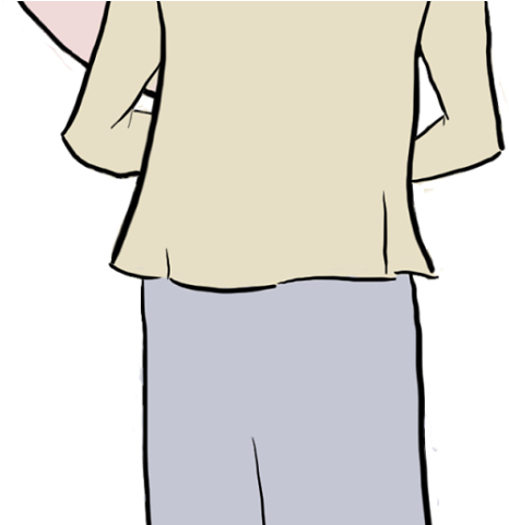 Young Boy Illustration Holding A Heart Behind His Back - Young Boy Illustration Holding A Heart Behind His Back (480x480)