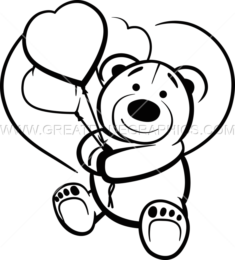 Be Mine Production Ready - Teddy Bear Corel Draw (825x913)