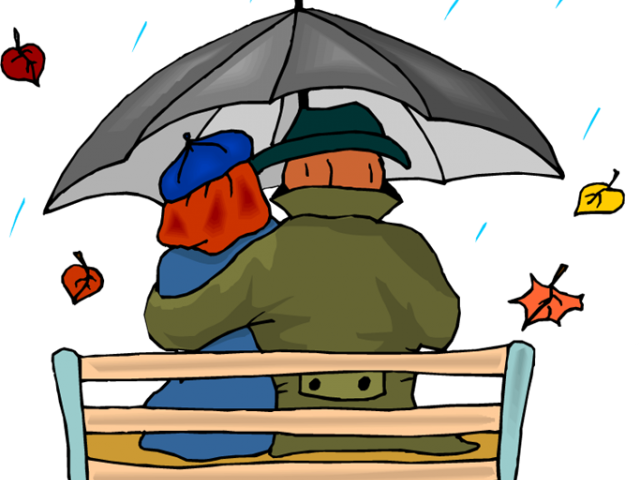 Criminal Clipart Public Trial - Couple Sitting On Bench Clipart (640x480)