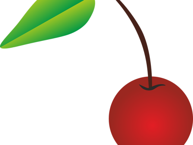 Cherry Clipart Ceri - Gambar Animasi Buah Ceri (640x480)