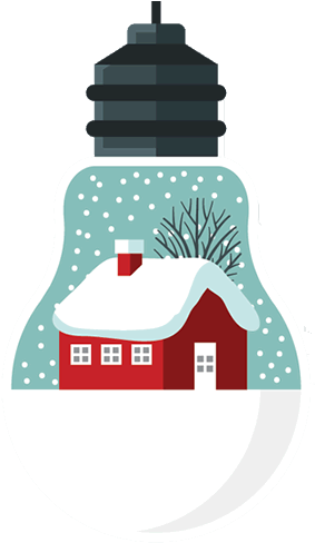 Christmas Lighting Installation And Removal In Calgary, - Illustration (498x498)