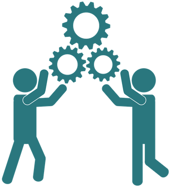 People With Gears Image Critical Thinking - Vector Graphics (672x480)