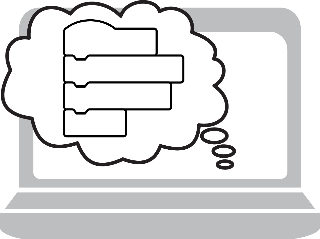 Computational Thinking And Scratch - Line Art (1273x952)