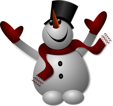 Happy Dancing Feet Clipart - Moving Picture Of A Snowman (364x340)
