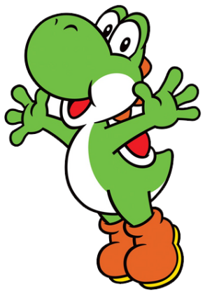 More Free Happy Dancing Feet Png Images - Yoshi 2d (350x451)