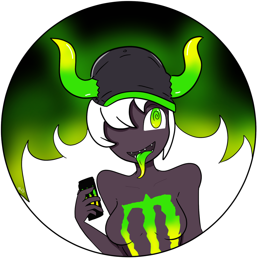 Monster Energy Clipart Big Monster - Cartoon (1200x1170)