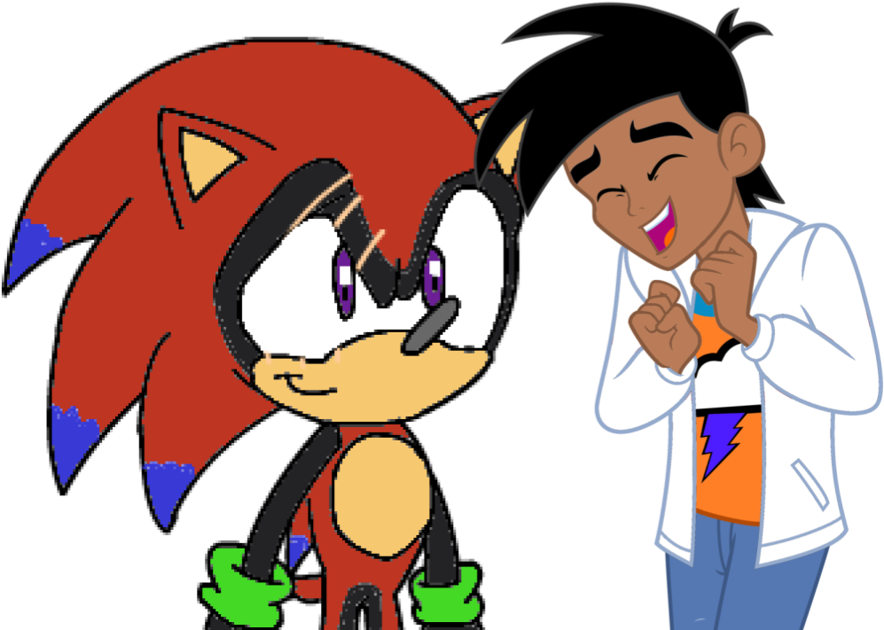 Flame And Kevin - Cartoon (1007x719)