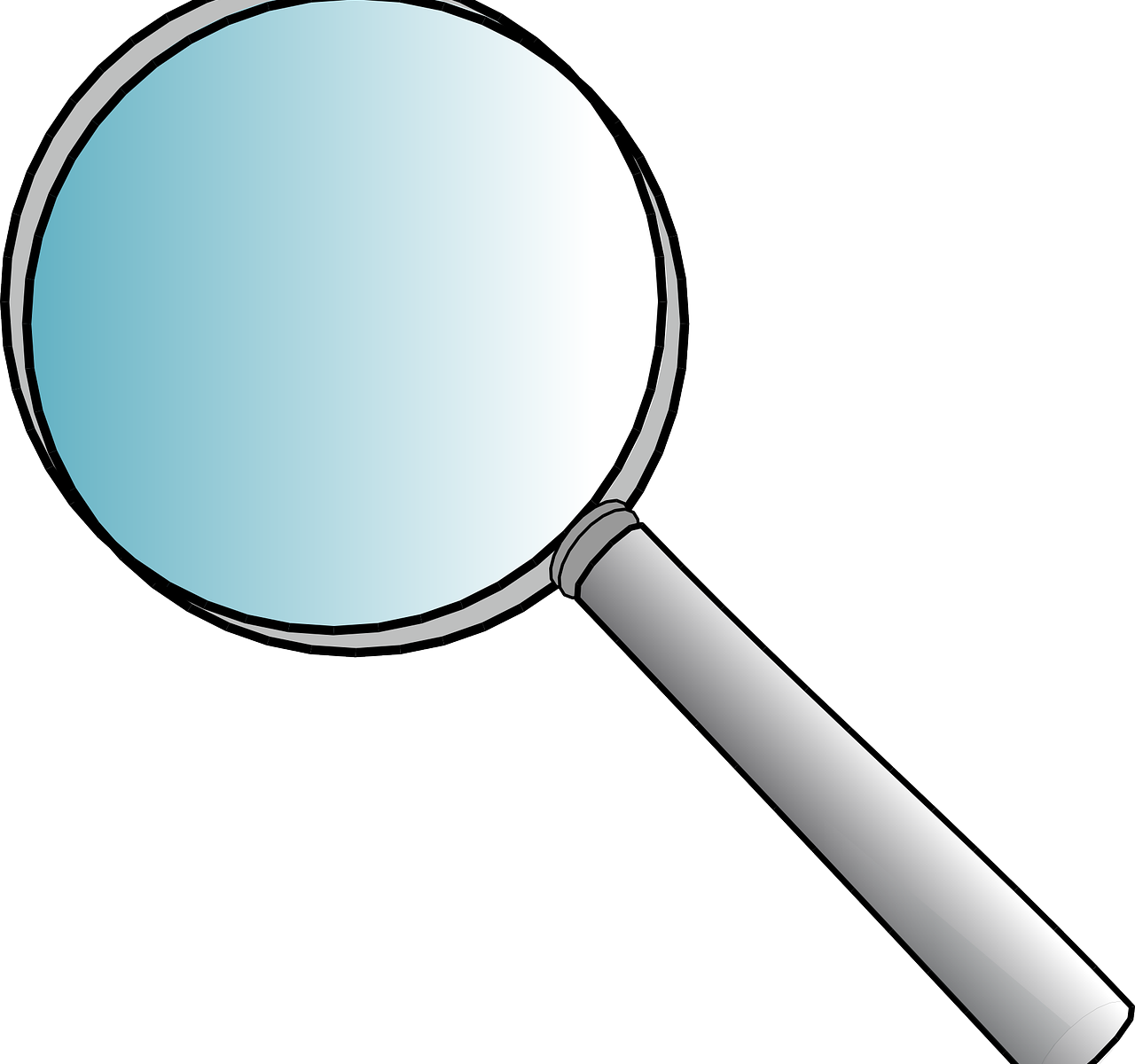 Police Investigate Blast At Defense Plant That Kills - Clip Art Magnifying Glass (1280x1200)