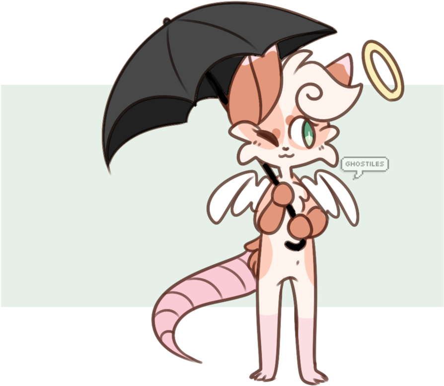 Kawaii Clipart Umbrella - Cartoon (962x830)