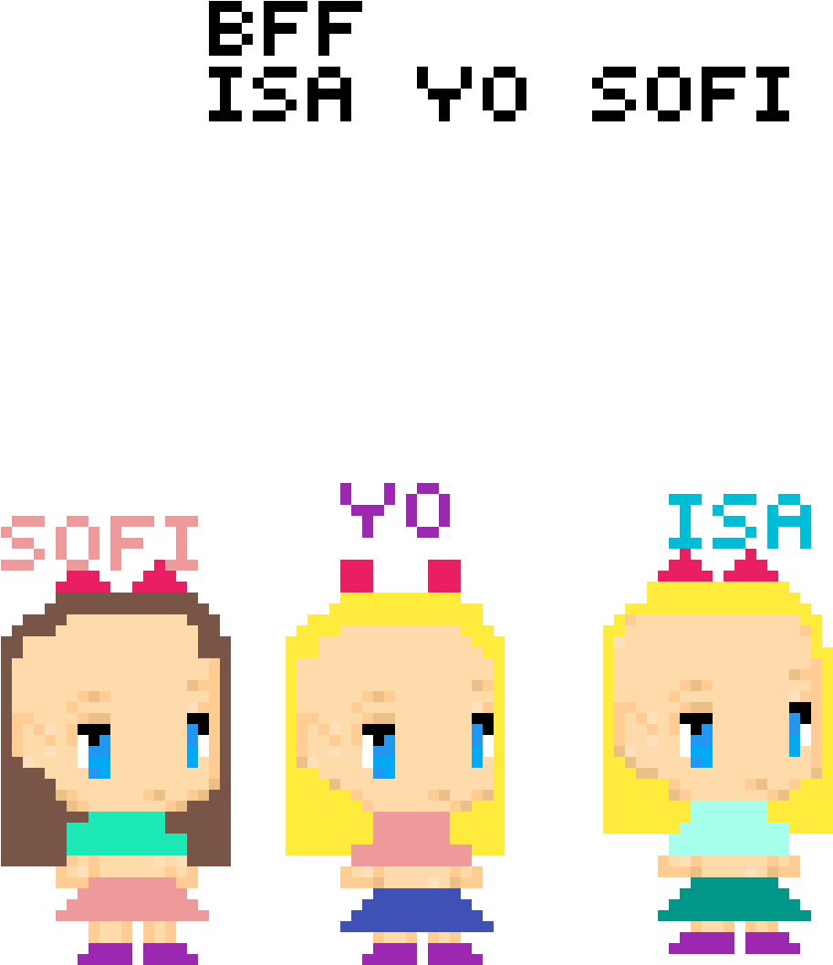 Bff - Cartoon (1200x1200)