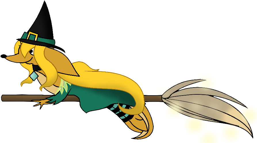 Sneeoosh's Witch Broom By Sneeooshshortman - Cartoon (906x514)