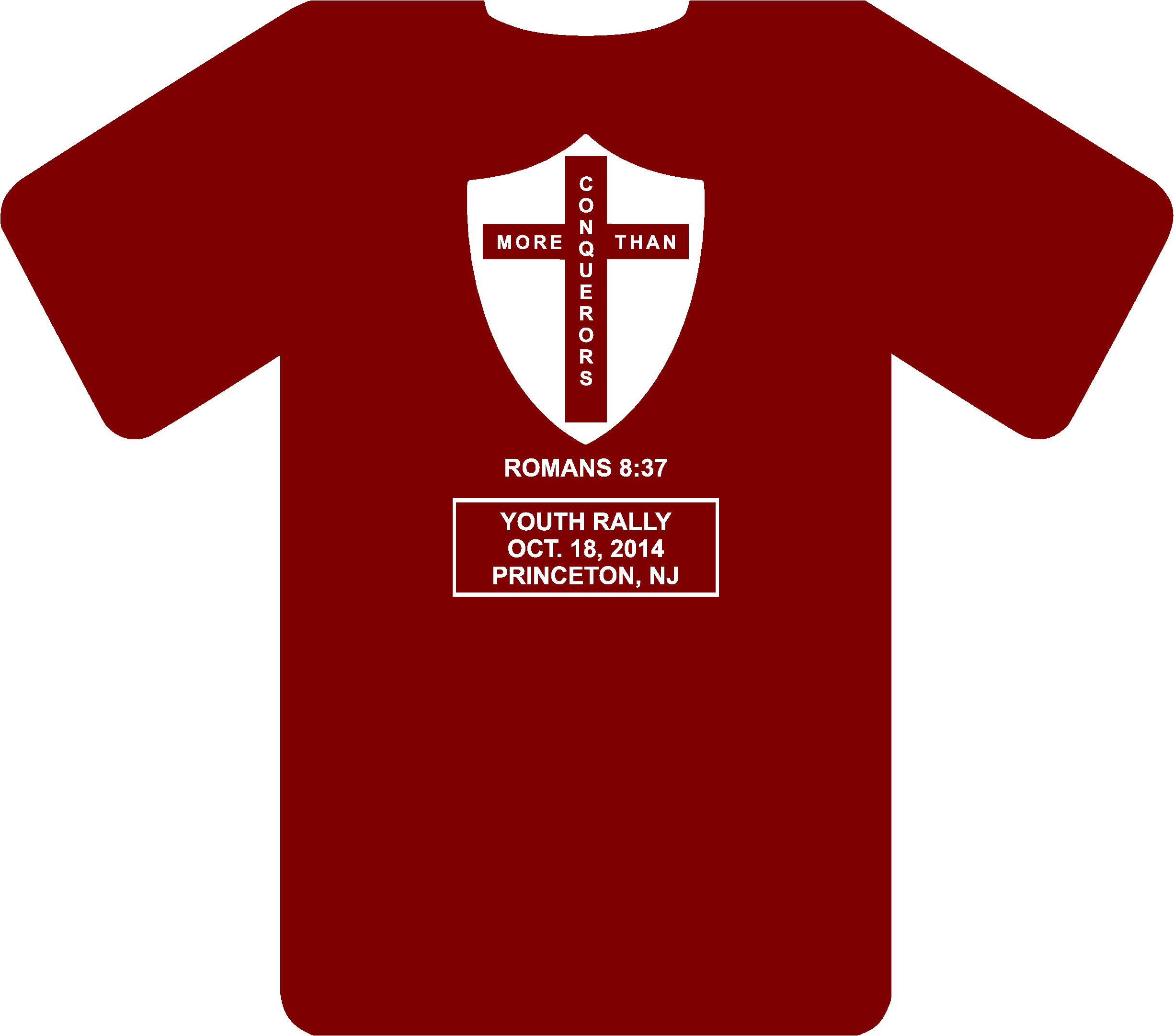 Church Youth Rally Related Keywords Church Youth Rally - Christ T Shirt Young (2451x2163)
