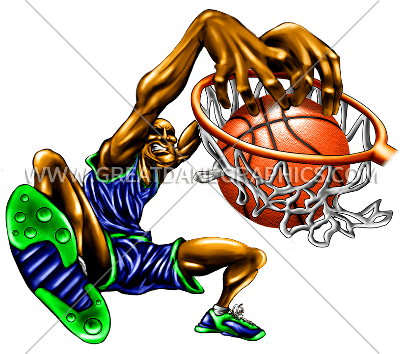 Slam Dunk - Slam Dunk Basketball Logo (825x722)