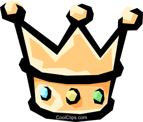 King's Crown Royalty Free Vector Clip Art Illustration - Galette Pierre Lozere Paroles (480x410)