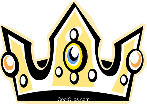 King's Crown Royalty Free Vector Clip Art Illustration - O King Of All Nations (480x341)