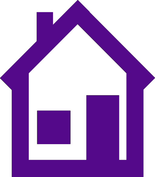 Volunteer House Accommodations Are Available To Individuals - House B&w (512x582)