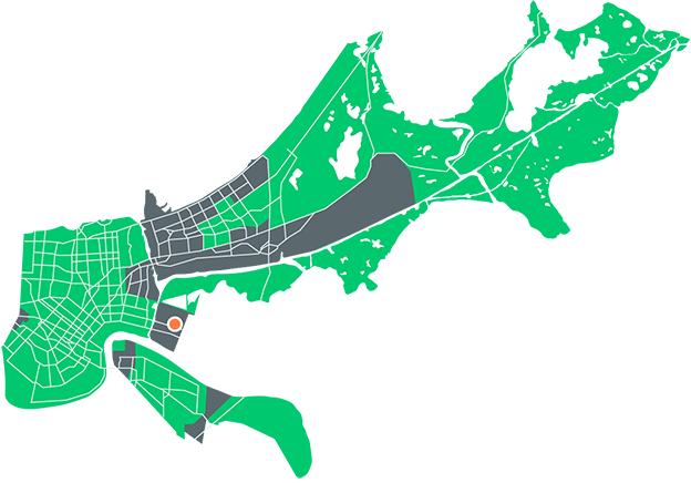 Image Description - New Orleans Vector Map (624x436)