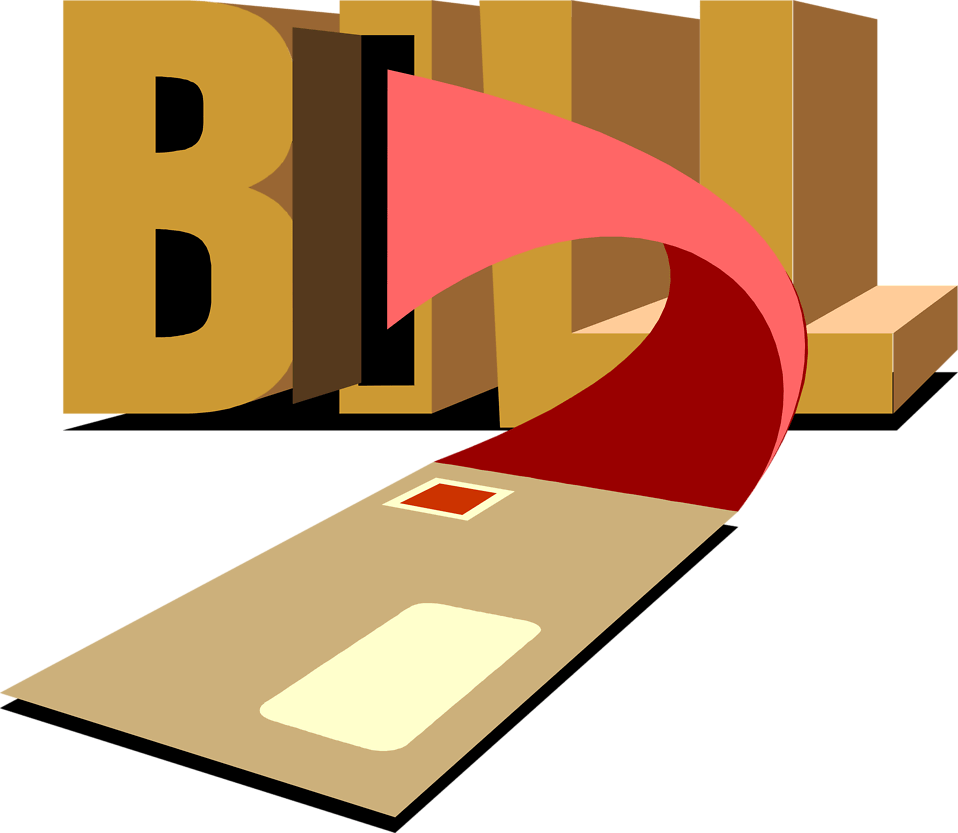 Postman Clip Art - Bill Mail (958x833)