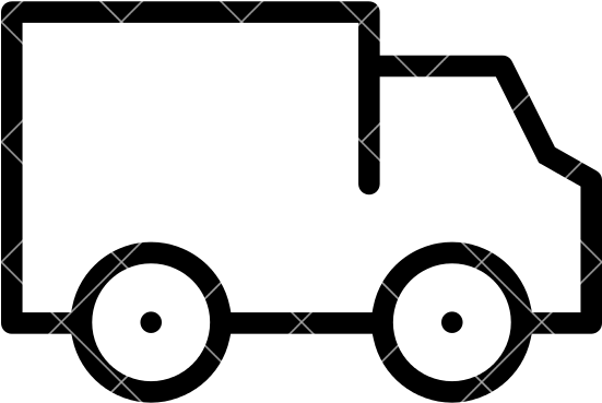 Outline Of A Truck (550x550)