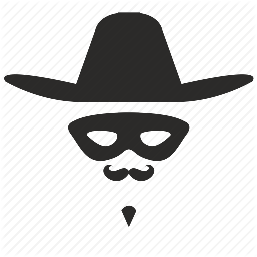Hero Icon Clipart Zorro Computer Icons - Zorro Mask And Hat (512x512)