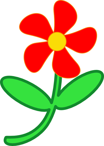 Flower Clip Art (426x595)