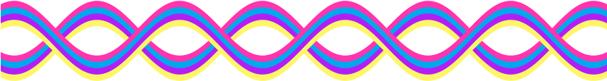 Horizontal Line Clipart - Single Line Colorful Border (851x315)