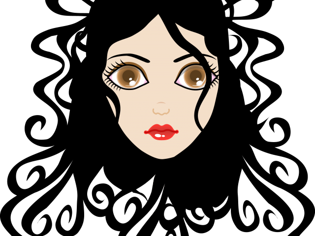 Curl Clipart Wavy Hair - Clip Art (640x480)