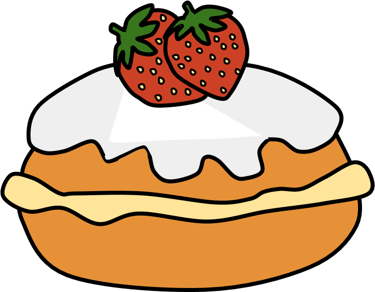 Sufganiyot, Fried Doughnut, Strawberry, Cream Filling - Sufganiyot, Fried Doughnut, Strawberry, Cream Filling (816x1056)