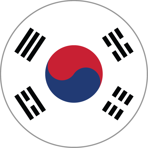 Martial Arts & Self Defense - South Korea Flag (567x567)