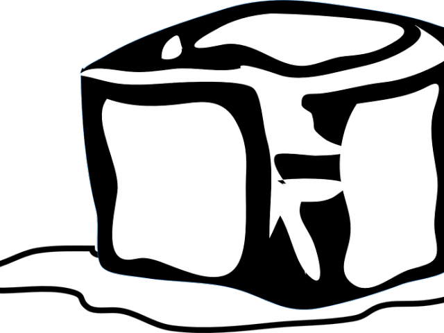 Ice Cube Clipart Melted - Starts With The Letter (640x480)