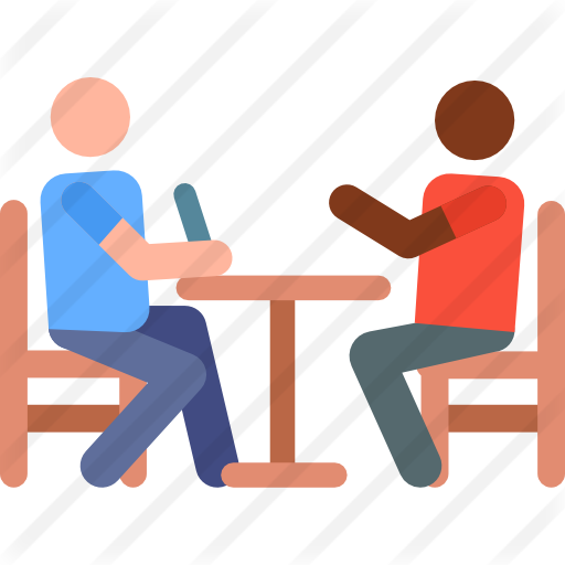 Meeting Free Icon - Sitting (512x512)