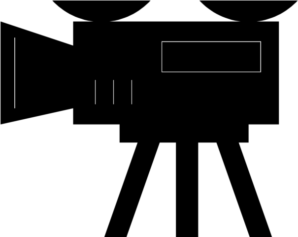 Photo Camera Clipart Video Tape - Transparent Movie Camera Clipart Png (640x480)