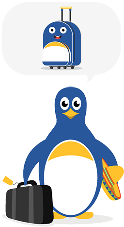Travel Baggage Cover - Cartoon (281x500)